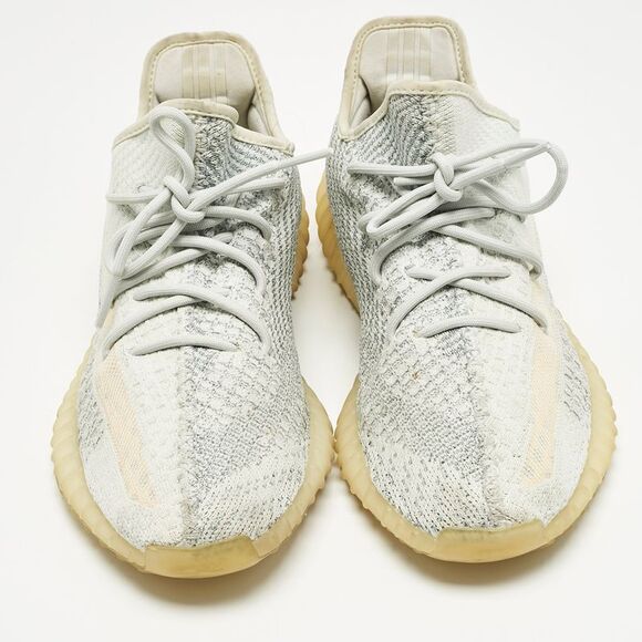 Yeezy X Adidas Blue Knit Fabric Boost 350 V2 Lundmark Sneakers Size 44 Shoes